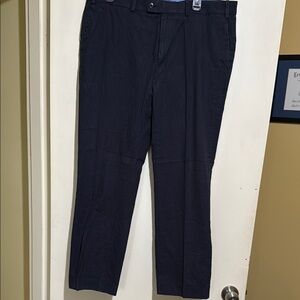 Charles Tyrwhitt Black Dress Slacks Elegant Flat Front